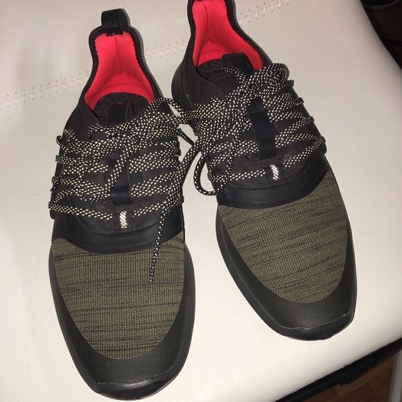 Men\'s Puma Ignite NXT Spikeless Golf Shoes Easy Walk Size 8 Black & Olive Green main image 5